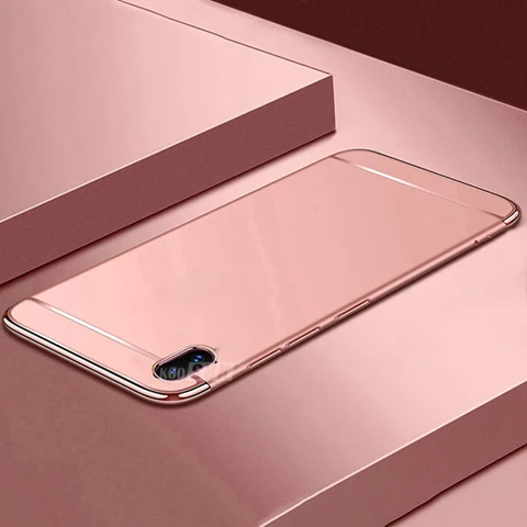 3 в 1 матовый чехол для samsung A10 A20 A30 A40 A50 A70 ПК жесткая задняя крышка для телефона для samsung Galaxy A70 A30 A50 Броня чехол s Coque - Цвет: Rose gold