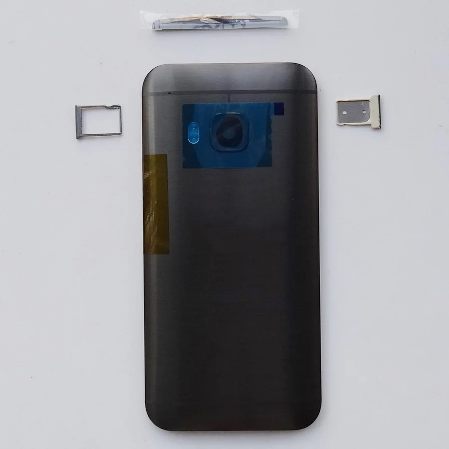 Алюминиевый аккумулятор Корпус задняя дверь на замену, для HTC One M9 чехол с верхней крышкой+ sim-лоток+ SD TF лоток+ боковые кнопки