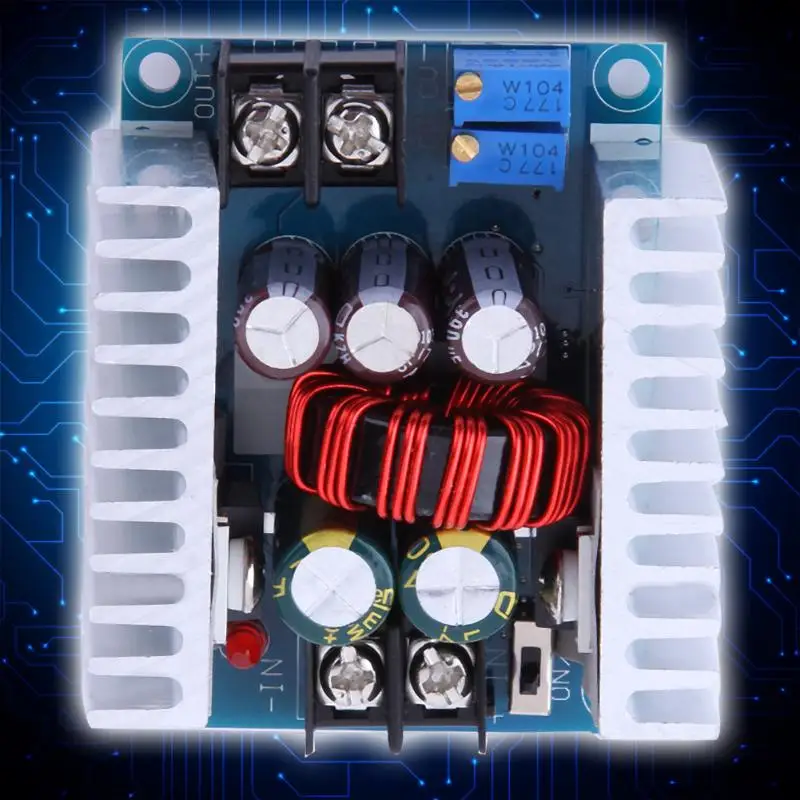 DC-DC 300W 20A постоянного тока понижающий преобразователь Напряжение 1,2 V-36 V DC понижающий адаптер Регулируемый Питание