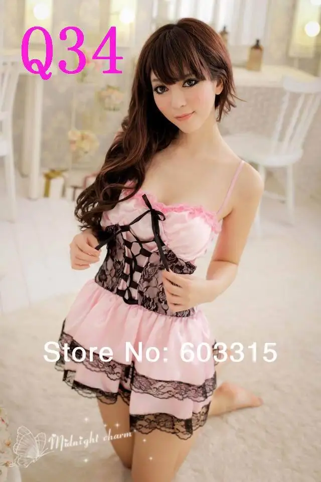 Stewardess sexy underwear suit school nursing Lingerie size S M L Q31 |