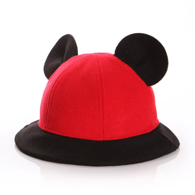 2017 г. осенне-зимняя детская шапка с изображением Мики ушками детский чепчик bebes