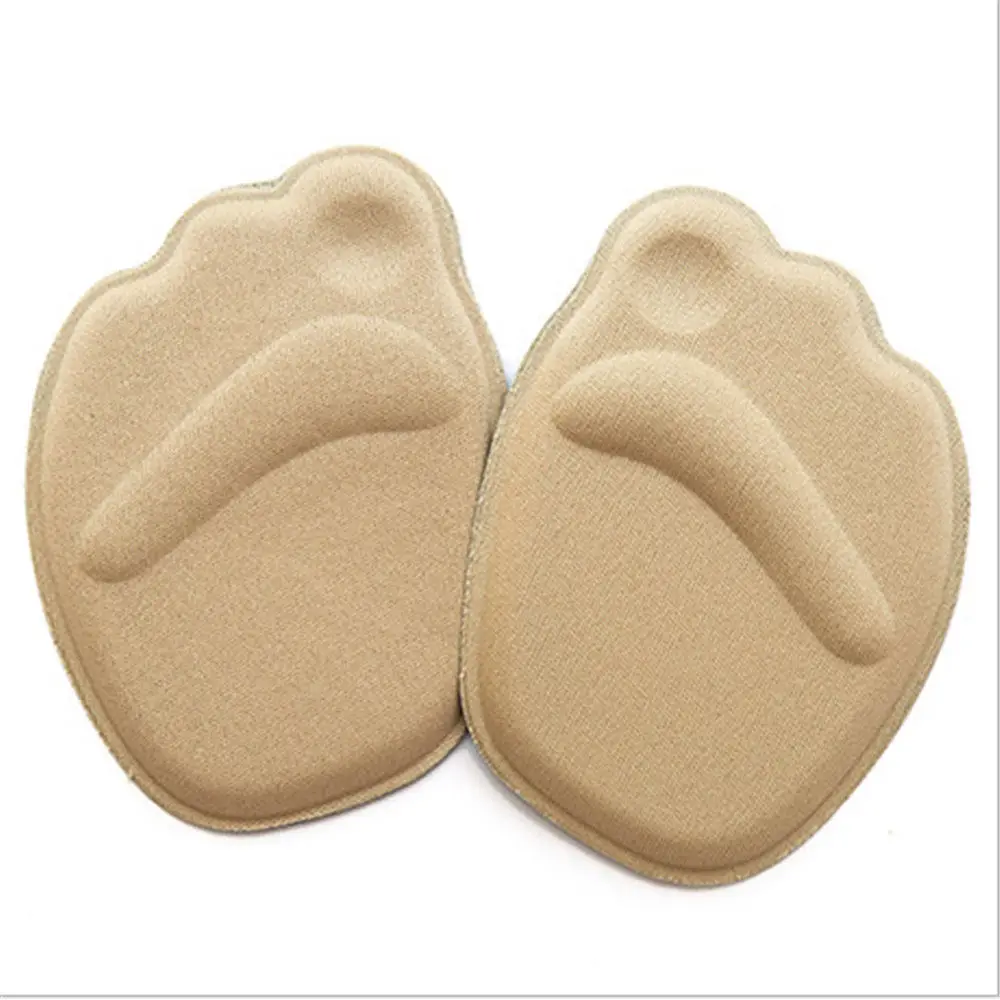1 pair Sole High Heel Foot Cushions Forefoot Anti-Slip Insole Breathable Shoes Pad Soft Inserts Insoles