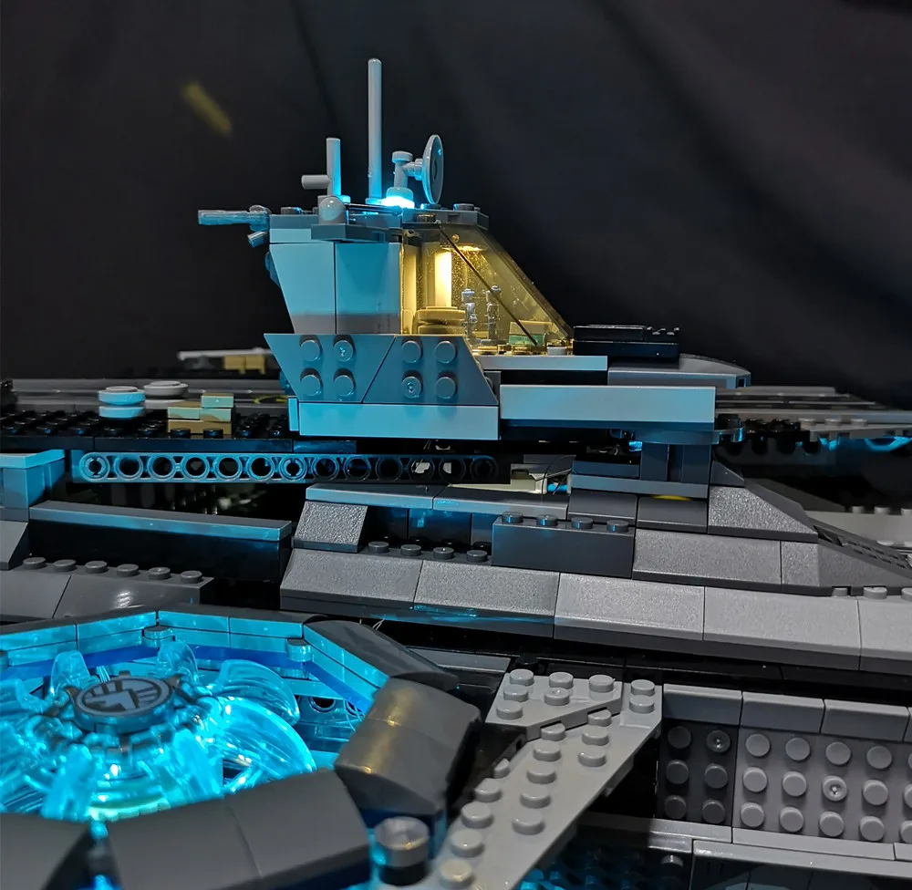 Светодиодный светильник набор для Лего супергерои щит Helicarrier модельные блоки