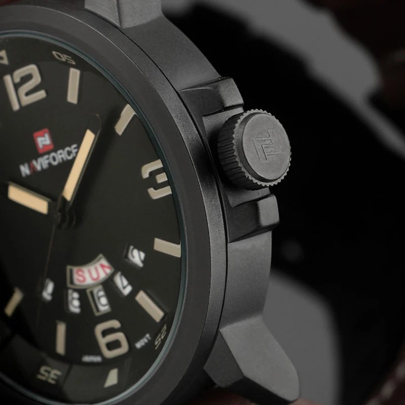 NAVIFORCE для мужчин s лучший бренд класса люкс кварцевые часы водостойкий Спорт