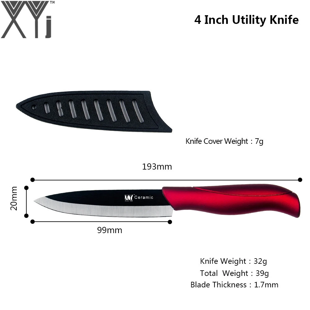 Для очистки овощей утилита нарезки Керамика Ножи черный клинок многоцветная