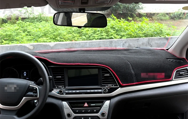 Для hyundai Elantra накладка на приборную панель коврик солнцезащитный козырек Избегайте светильник Коврик Для приборной доски протектор Авто аксессуары