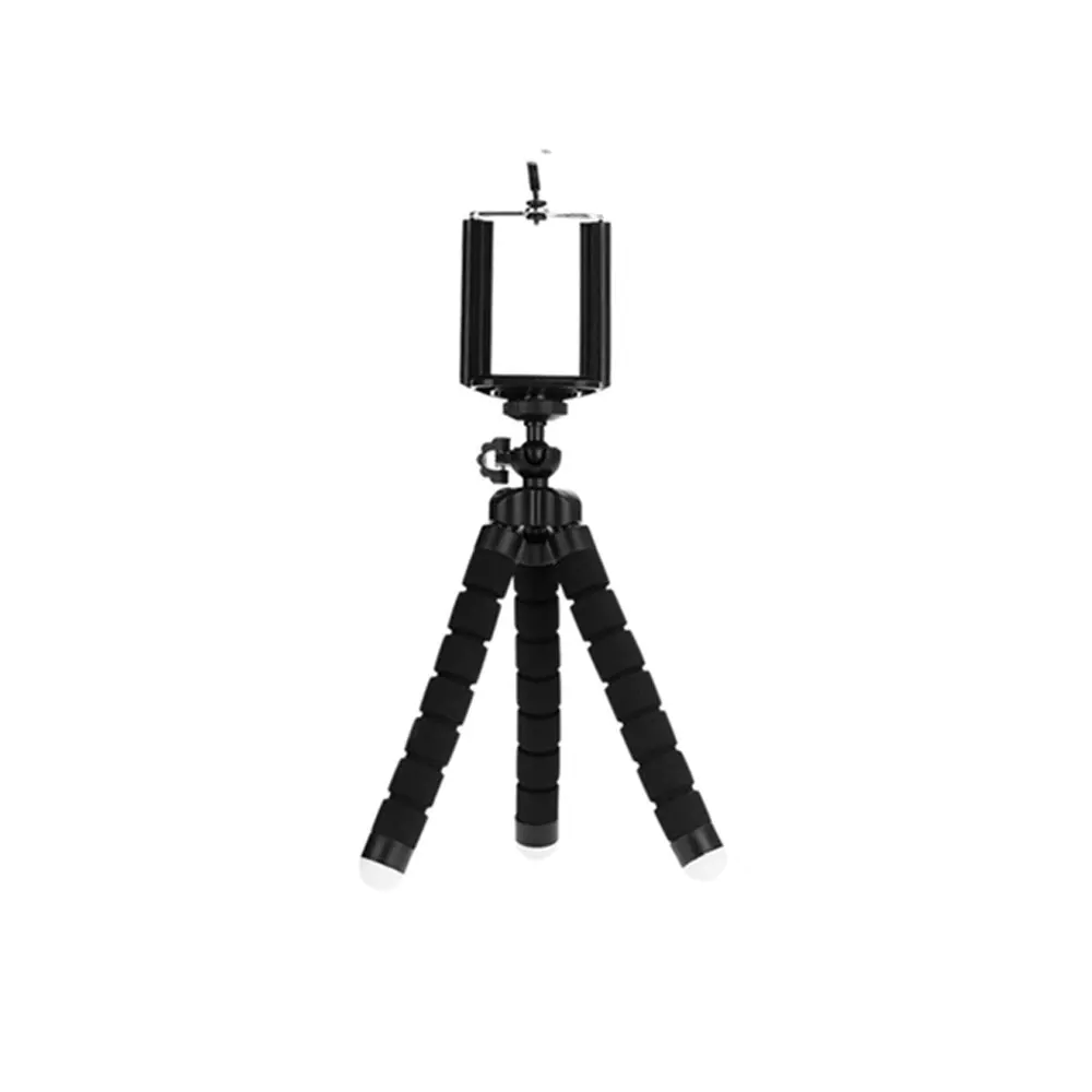 Tripod Clip Set Беспроводной Bluetooth пульт дистанционного мини Гибкая Губка Осьминог штатив селфи мобильный телефон подставка держатель для Iphone Android камера кронштейн - Цвет: Tripod Clip Set