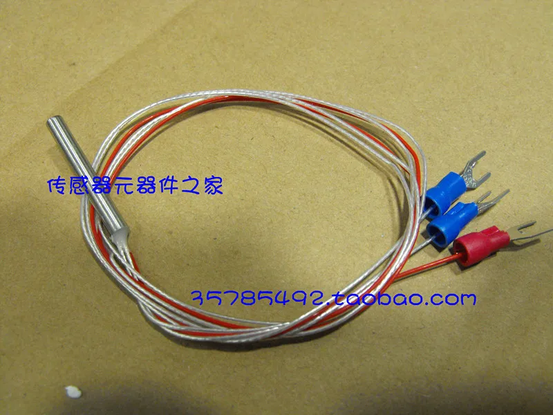 

Three-wire precision platinum resistance temperature probe pt100 4 * 30 * 500 thermocouple, Free Shipping