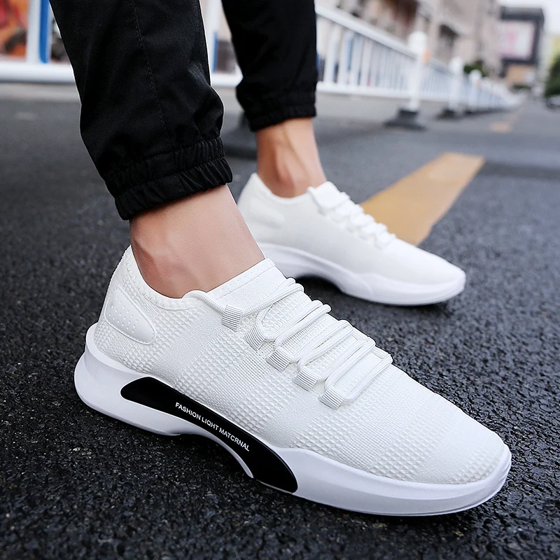 WAWFROK Men Shoes 2018 Summer Spring Mesh Casual Lace-Up New Fashion Outdoor Sneakers Footwear | Обувь