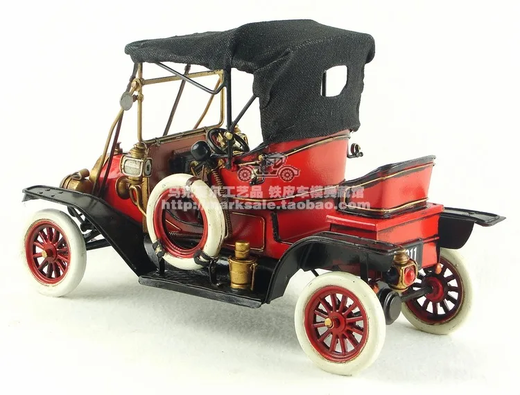 Большая модель автомобиля из сплава игрушки США 1911 T (Tin Lizzie/Flivver) ручная работа