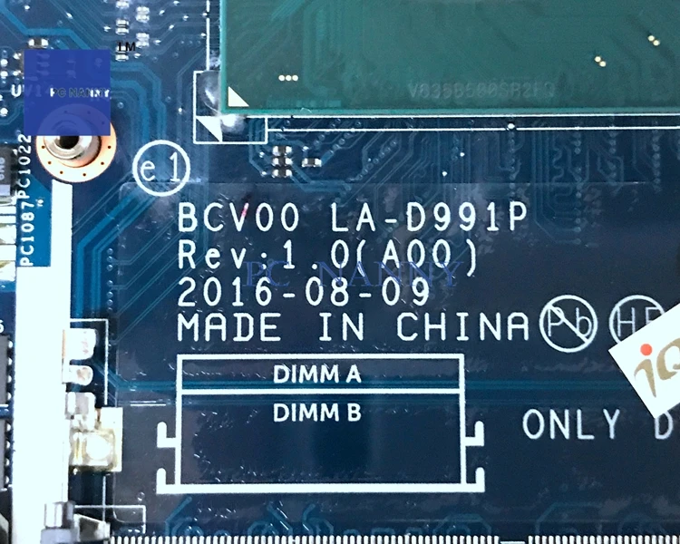 Материнская плата PCNANNY BCV00 LA D991P для ноутбука Dell Inspiron 15 7566 i7 6700HQ 4GB GTX 960M|Материнские