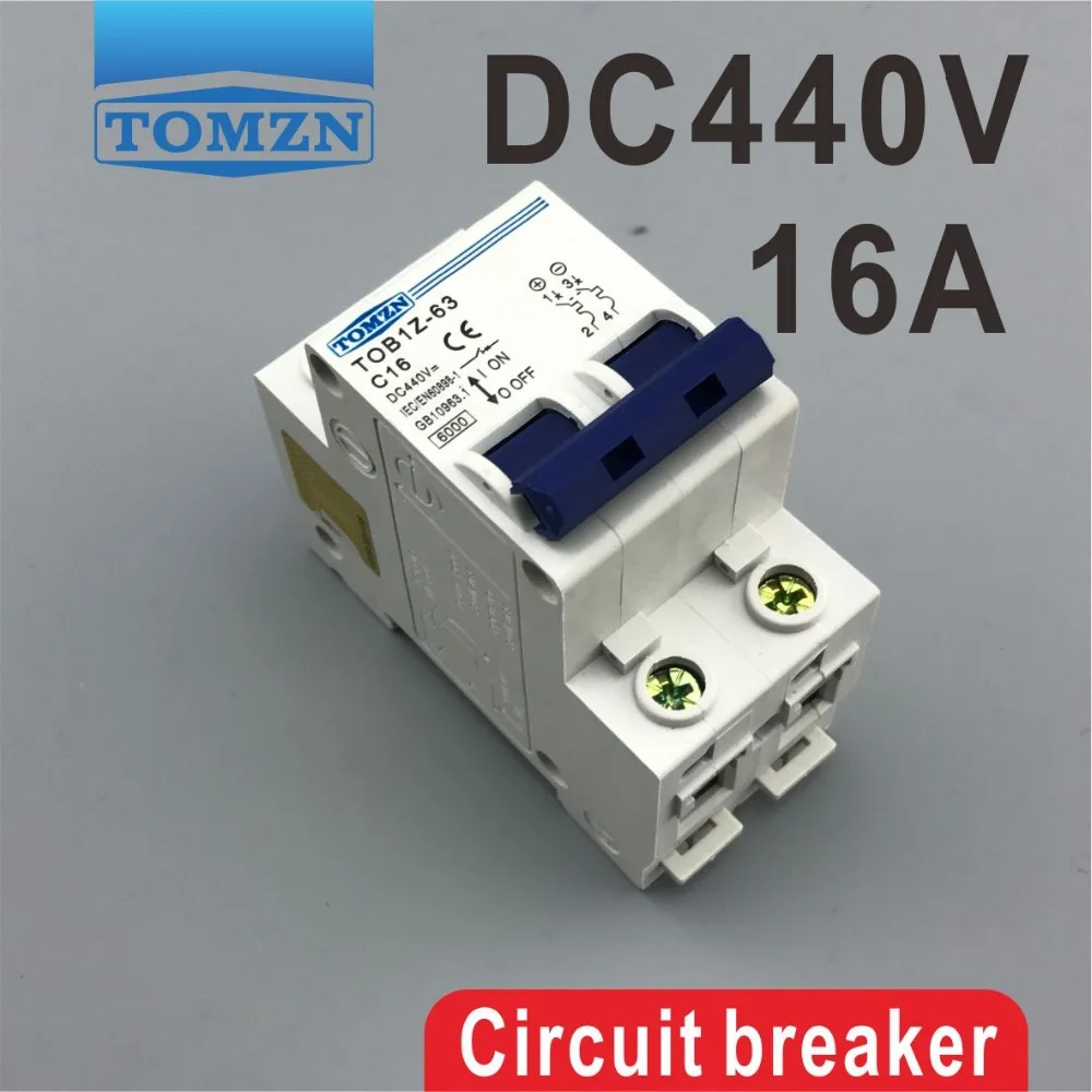 2P 16A DC 440V автоматический выключатель MCB C Кривая|circuit breaker mcb|circuit breakermcb circuit |
