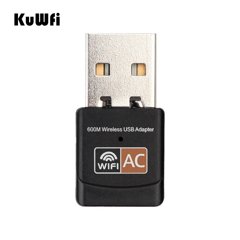600 Мбит/с Беспроводной USB WiFi адаптер RT8812AU Мини Wi Fi ПК сетевая карта 2 4 & 5 ГГц сетевой