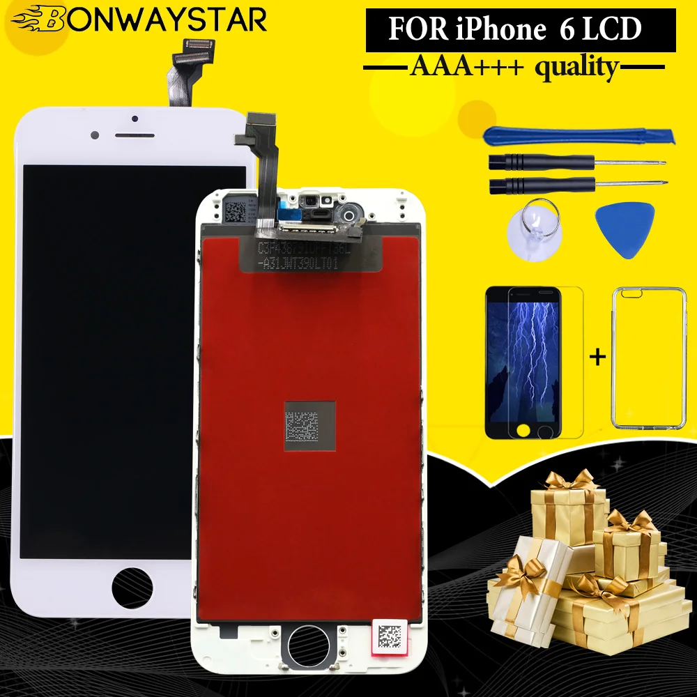 ЖК дисплей с 3D сенсорным экраном и дигитайзером в сборе для iPhone 7 6S 8 6 без битых