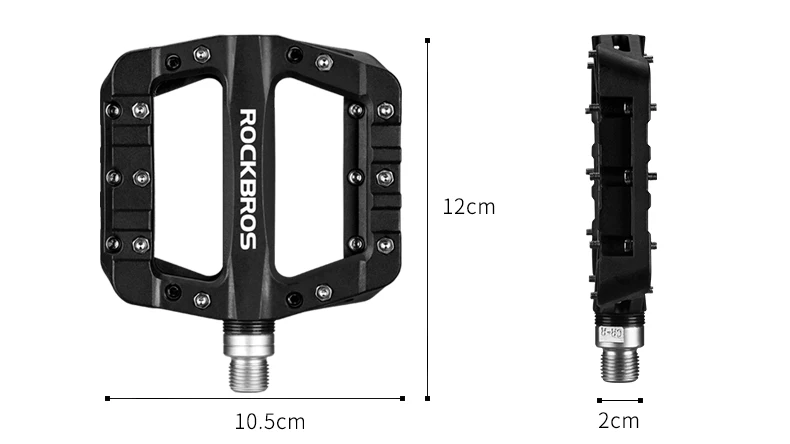 ROCKBROS велосипедный подшипник плоская платформа, педали MTB сверхлегкие велосипедные Педали Профессиональный велосипед для горной дороги bmx запчасти для велосипеда
