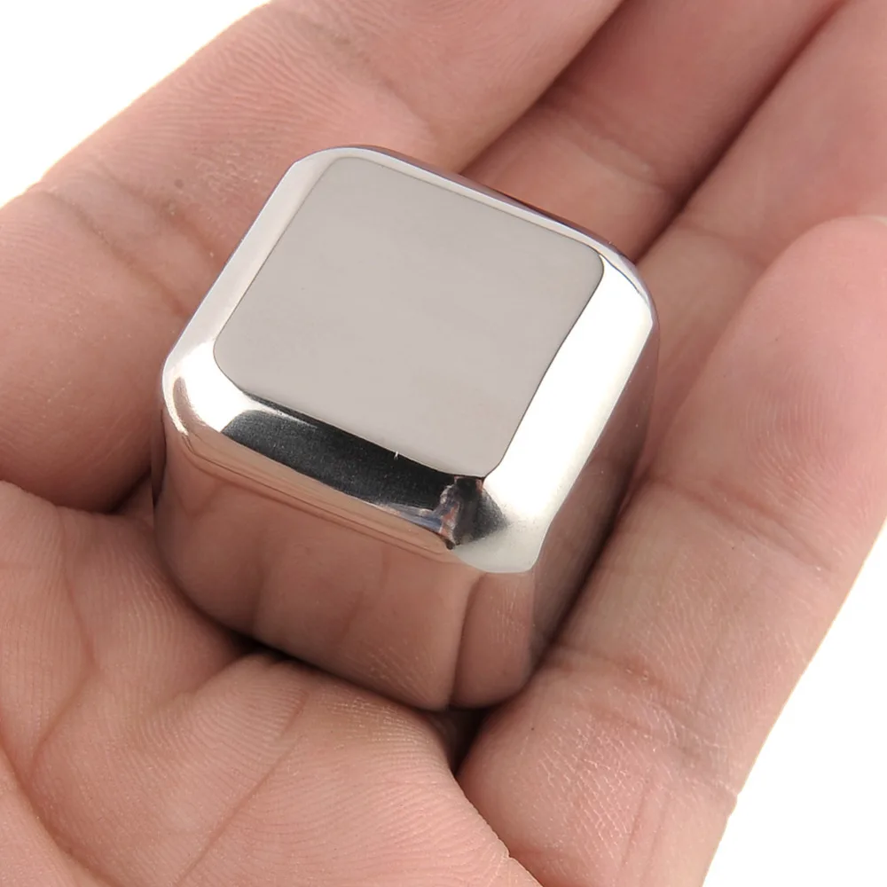 Новые качества из нержавеющей стали виски кубики льда камня соевые чиллеры