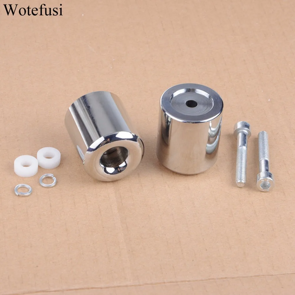 Wotefusi хромированная рукоятка концы ручки крышки для Yamaha YZF 06-12 R6 R1 03-10 FJR 1300 [PA469-PA470]