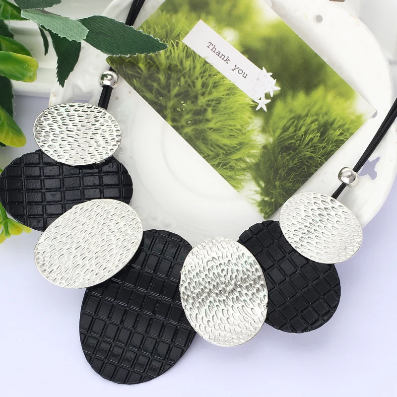 Ожерелье макси в стиле панк винтажный нагрудник чокер массивное ожерелье для