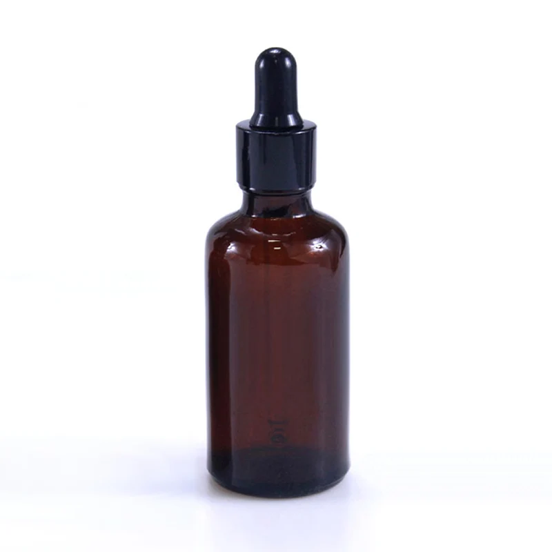 50ml 20 шт./лот 5 мл 20 мл 50 мл стеклянная пипетка для закапывания в глаза падение Янтарный Стекло ароматерапия Пипетка для жидкости бутылки, бутылки для многоразового использования - Цвет: 50ml