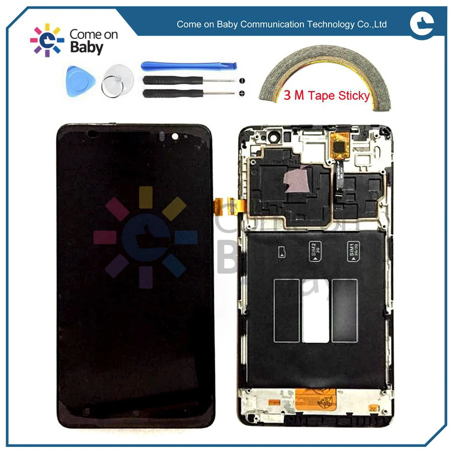 S898t s898t + ЖК дисплей с сенсорным экраном и дигитайзером в сборе рамкой для Lenovo S8 95%