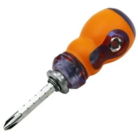 short distance screwdriver phillips and slotted screw driver mini dual purpose scalable screwdrivers cr v material with magnetic