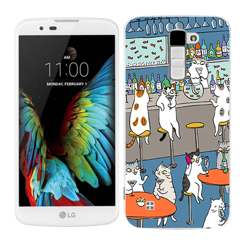 Чехлы для LG K10, чехлы, Дротика, окрашенная задняя крышка для телефона, Fundas, силиконовый чехол для K10 Lte K 10 M2 K410 K420N K430DS F670 - Цвет: 28