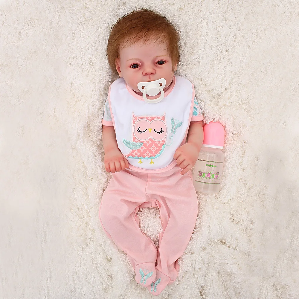 Reborn Baby куклы детские игрушки полный силиконовый винил 22 дюйма 55 см реальной жизни