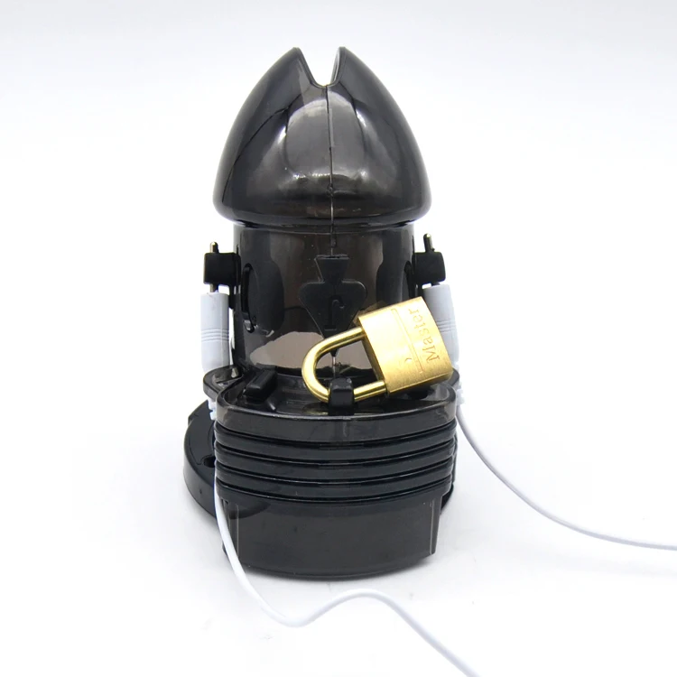 Электрошоковая клетка для пениса электрическая с блокировкой мужские