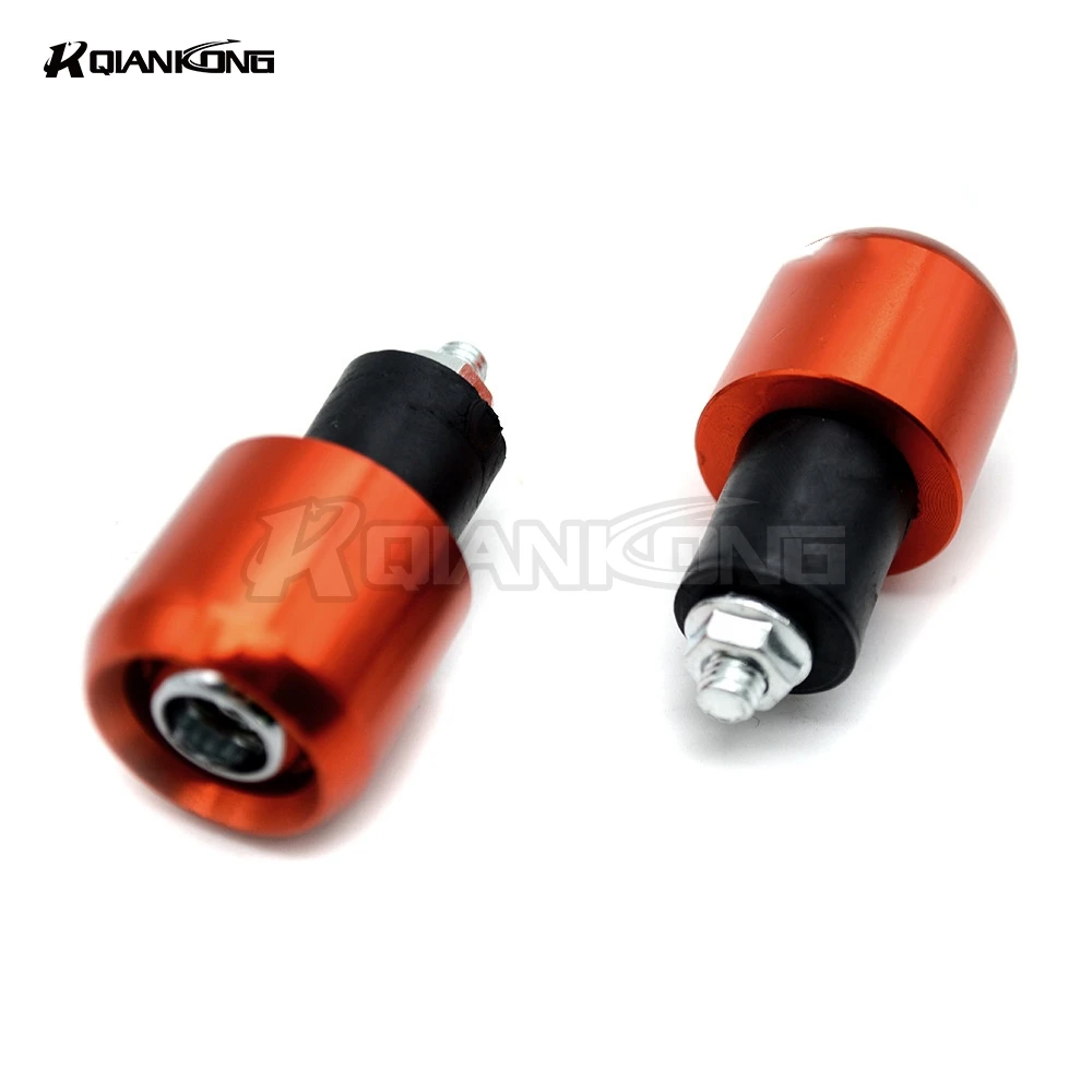 Orange С логотипом 7/8 '22 мм, CNC руль для мотокросса, рукоятка, захваты для KAWASAKI ninja 650r er6f er6n z750 z800 z1000 zx9r zx10r - Цвет: Orange