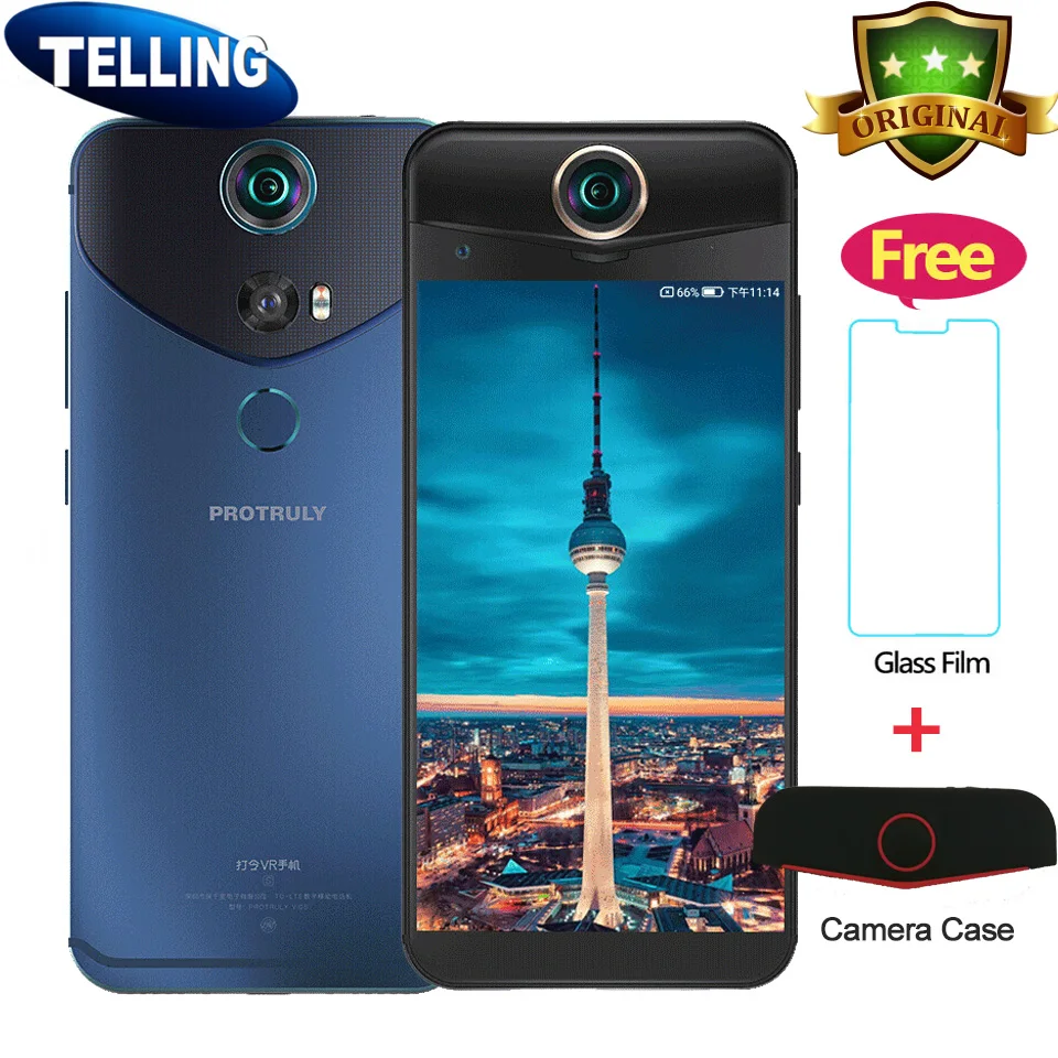 Оригинальный PROTRULY V10S мобильный телефон 360 градусов 3D Android 7 1 Snapdragon 625 Octa Core 4 г LTE 5