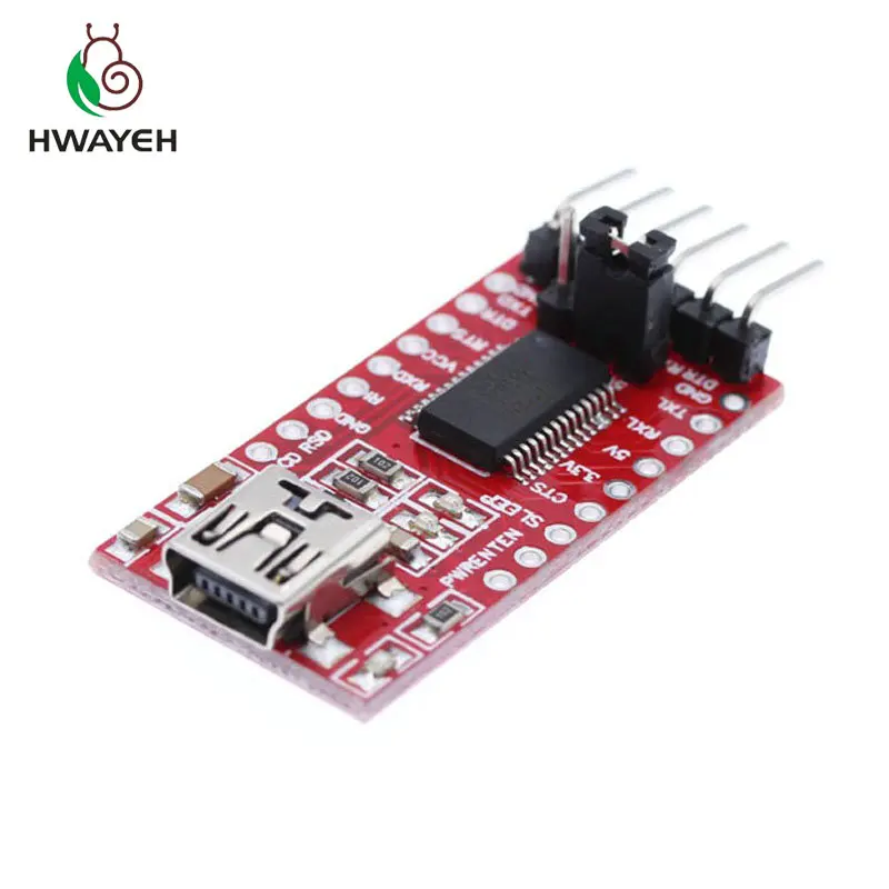 10 шт. FT232RL FT232 USB к TTL 5 в 3 кабель для скачивания модуль последовательного адаптера =