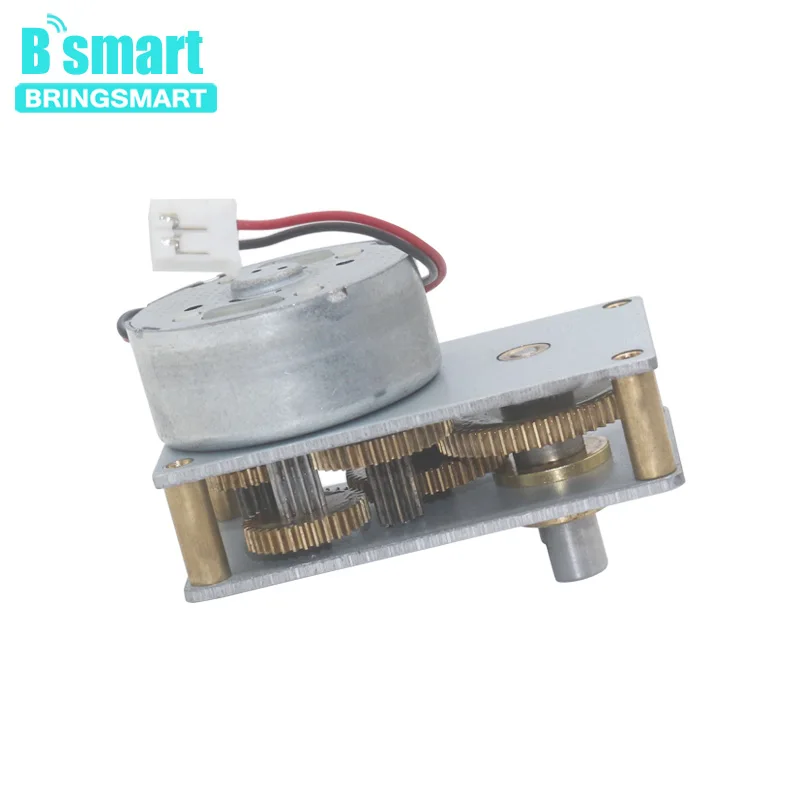 Bringsmart ZB4124 300 мини мотор с редуктором постоянного тока 6 в 27 дюймов миниатюрный
