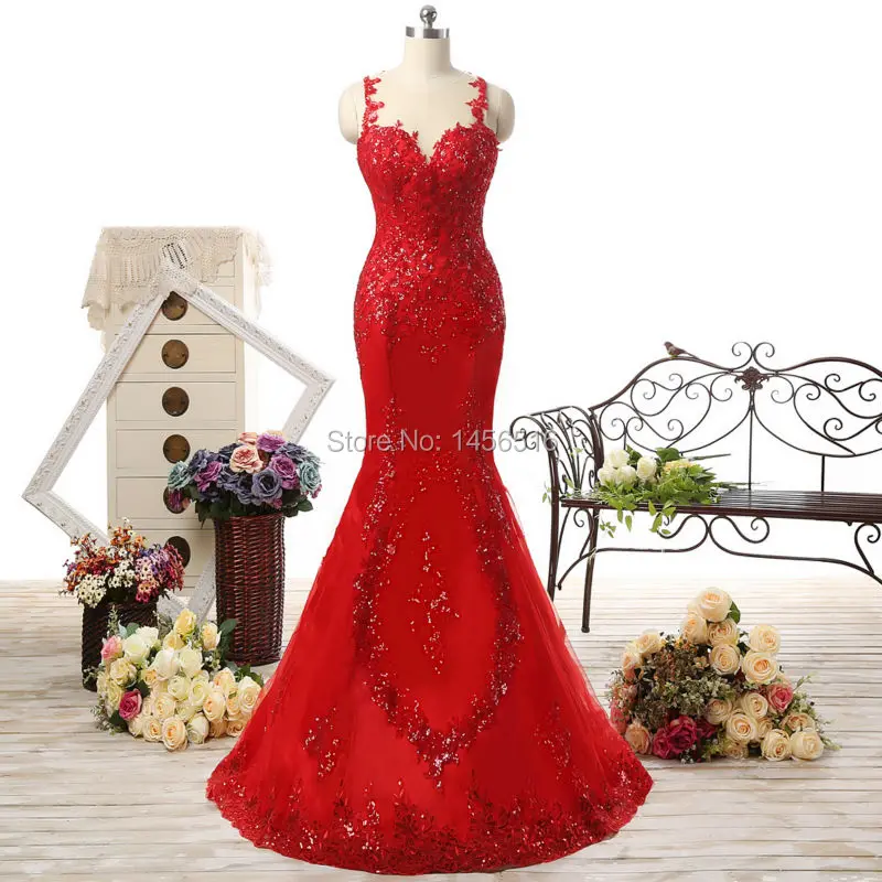 0218 PRD Русалка Тюль аппликация бисером отвесная задняя развертка Поезд Vestidos De Gala