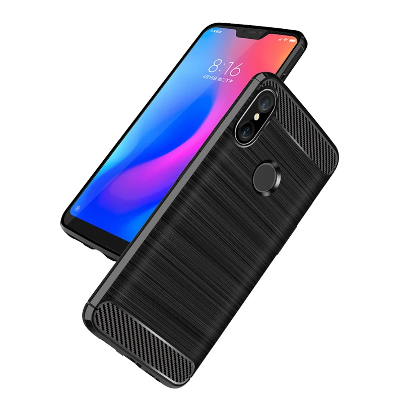 Силикон из углеродного волокна чехол для Xiaomi Redmi Note 7 GO Pro 6 5A Prime 5 4X4 6A Plus 4X Корпус