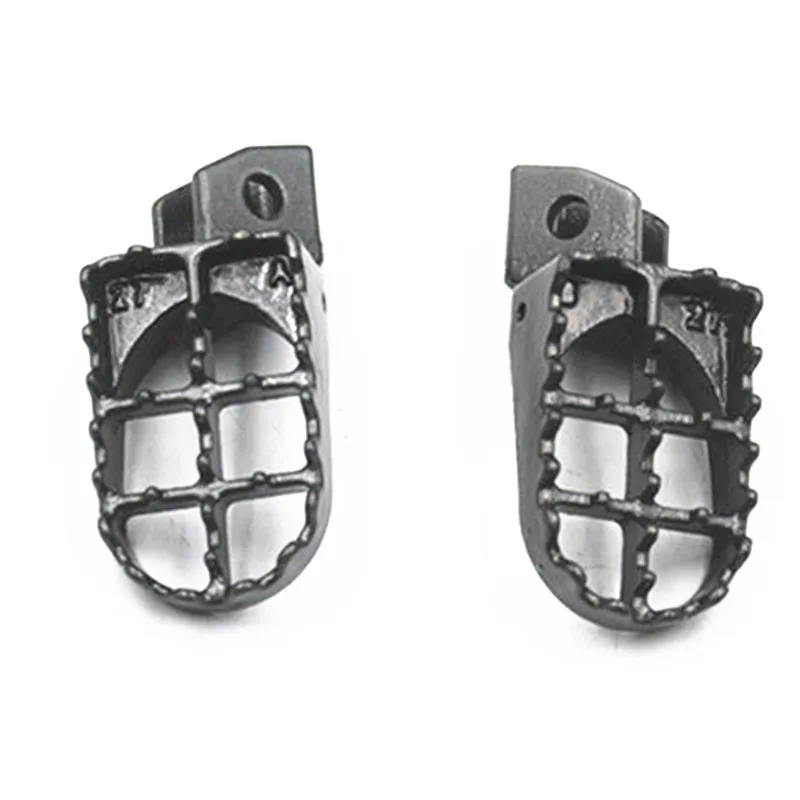 

2x Gray Steel Foot Pegs Footrests For 1988-1994 Honda CR125 CR250 CR500 Motorcycle