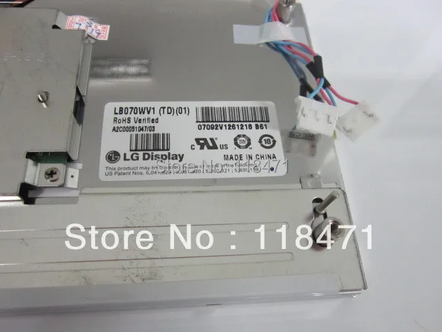 Оригинал + Класс 7 дюймов ЖК дисплей LB070WV1 TD01 для Mercedes Benz W204 GLK|inch lcd|7 inch lcdlcd |