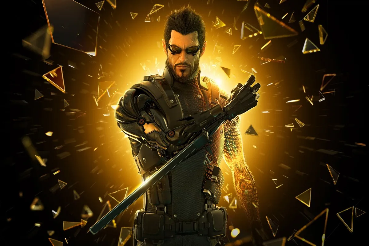 Deus ex human revolution Адам Дженсен PDY046 тканевый постер с рисунком на заказ Настенный