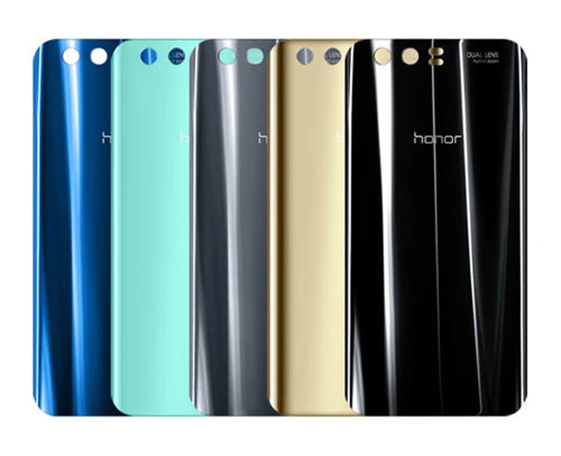 Huawei, аккумулятор, стеклянная задняя крышка для huawei Honor 9 STF-AL00, 5,15 дюйма, задняя крышка, защитный чехол для телефона