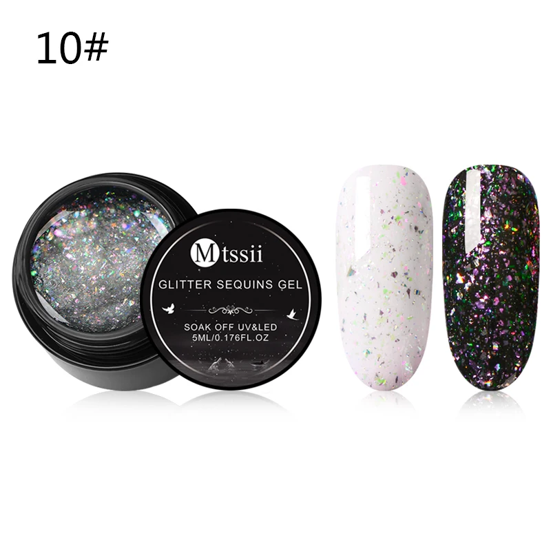 W6797 Mtssii блеск для губ Хамелеон Гель-лак UV Soak Off Nail Art Лак Стойкий цвет покрытие живопись гель 5 мл гель для ногтей с блестками лак - Цвет: W6797