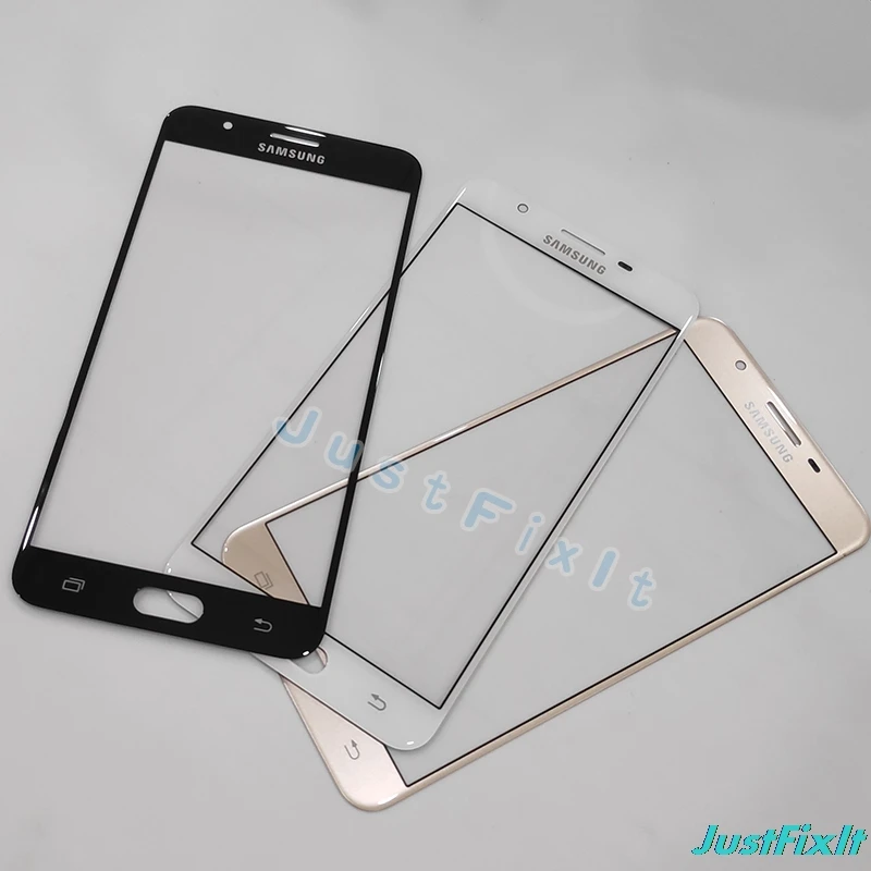 J7 prime внешнее стекло для Samsung Galaxy Переднее Сенсорная панель дигитайзер Датчик
