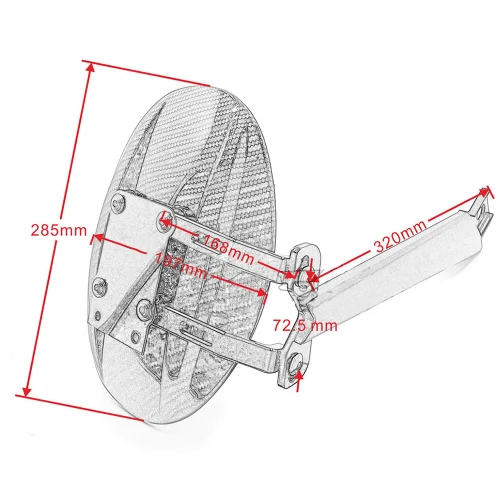 Мотоцикл CNC кронштейн заднего крыла мотоцикла крылья для Yamaha MT09 MT 09 FZ FZ09 2014 2015 2016