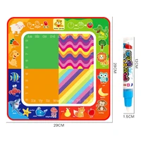 29x29cm water drawing play mat in drawing baby kids add water with magic pen doodle painting picture educational toys