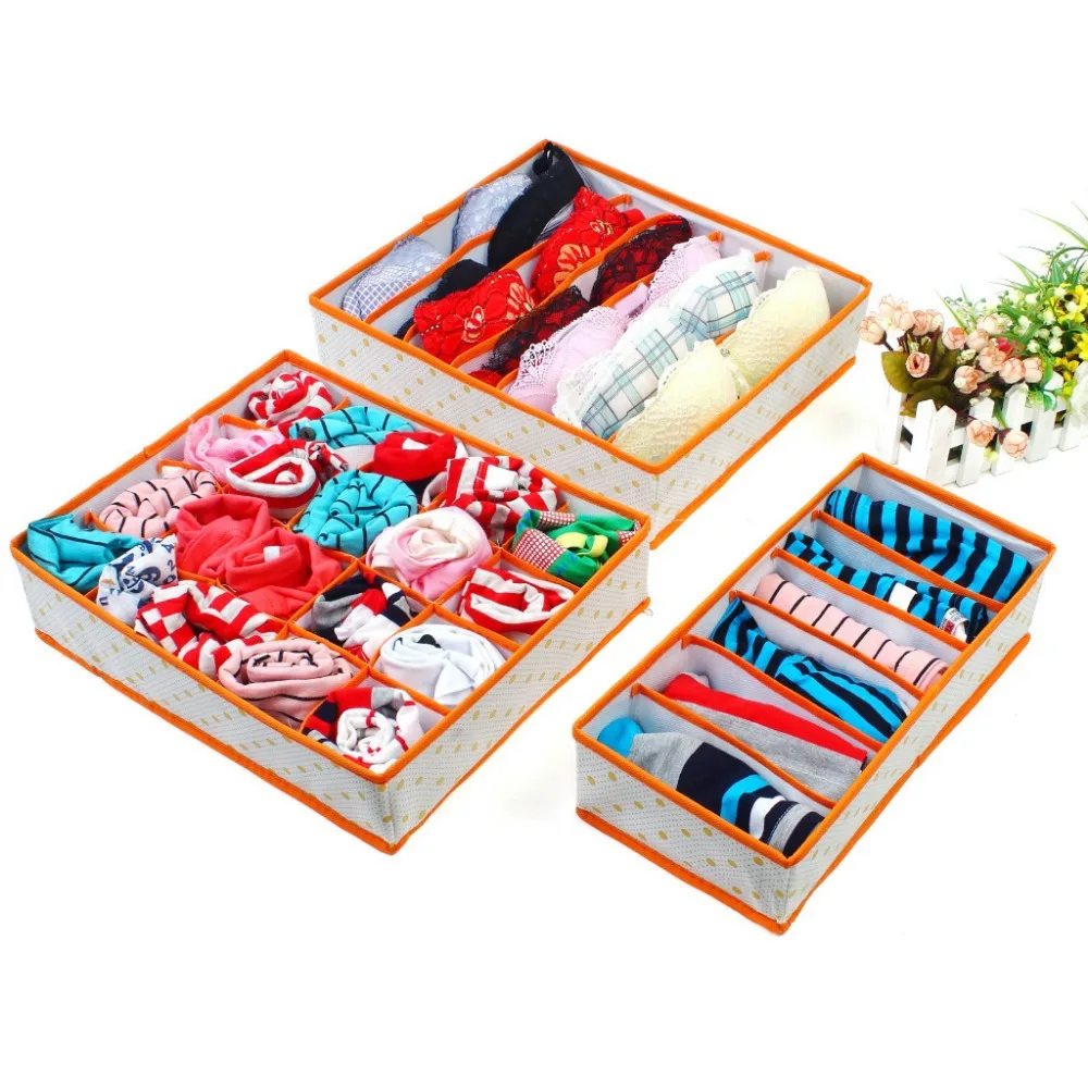 3 шт./набор складные Органайзеры для хранения нижнего белья|bag booth|pattern shoulder bagbag design