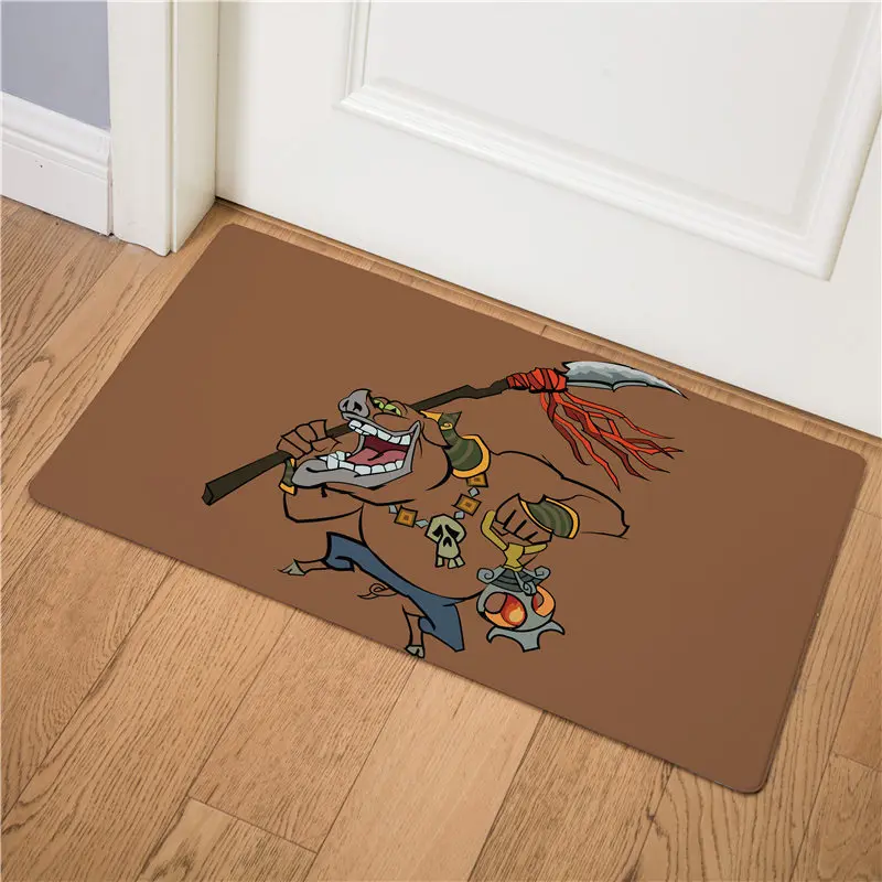 Мультяшная Легенда о Zelda, коврик для входной двери, ПВХ, напольный коврик, нескользящий, кухонный ковер, легко чистится, дверной коврик, водонепроницаемый коврик, Забавный ковер - Цвет: 10