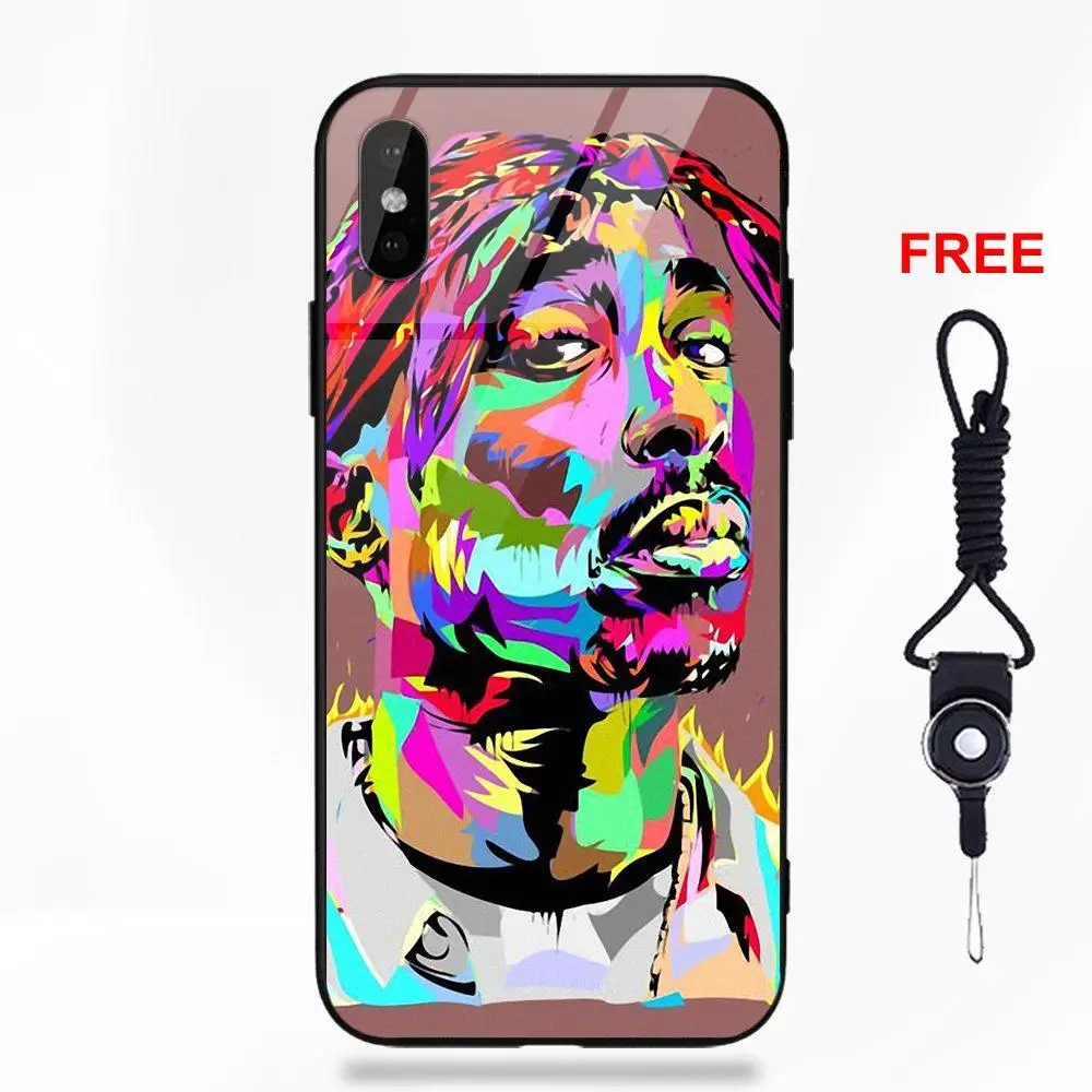 Vvcqod для Apple iPhone 5 5C 5S SE 6 S 7 8 плюс X XS Max XR Мягкий ТПУ чехол + закаленное стекло