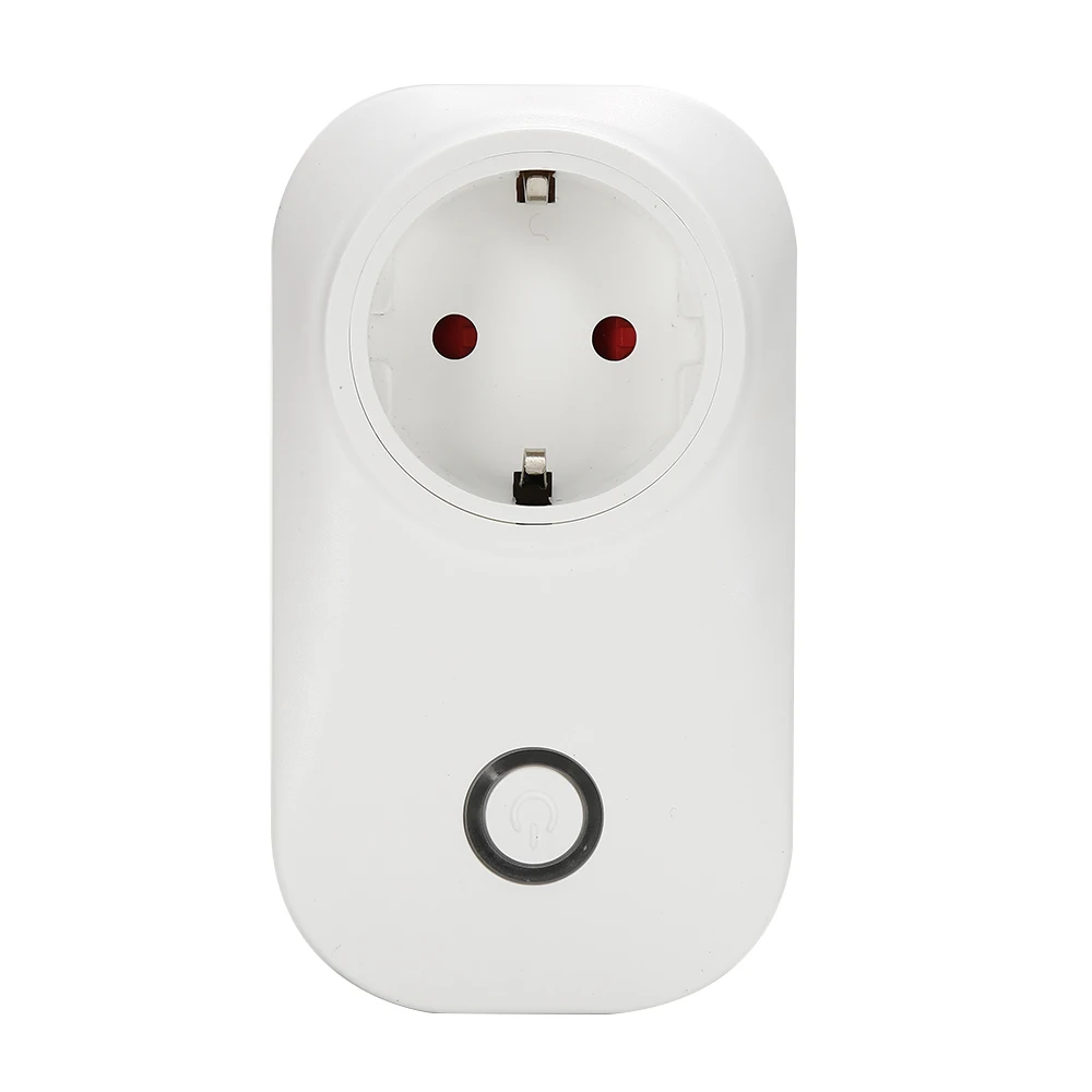 EU Type F SONOFF S20 умная розетка с Wi-Fi, штепсельная розетка европейского стандарта, 220 В, таймер, дистанционное управление, беспроводной светильник, переключатель для Alexa Google Home - Комплект: EU Type F