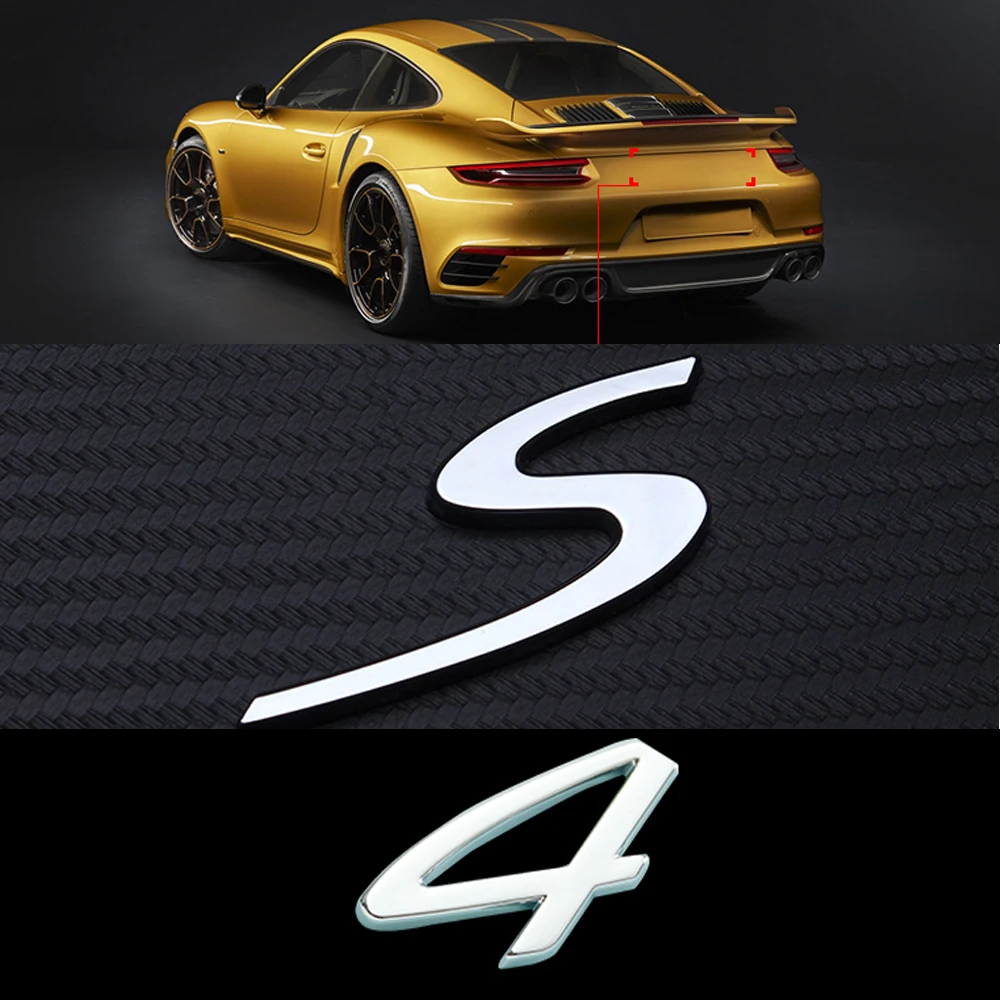 Автомобильный Стайлинг задний багажник наклейка для Porsche Panamera Cayman Macan 911 Cayenne 918