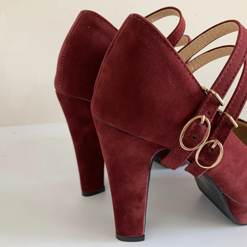 ASILETO женские туфли на высоком каблуке платформе с круглым носком толстых