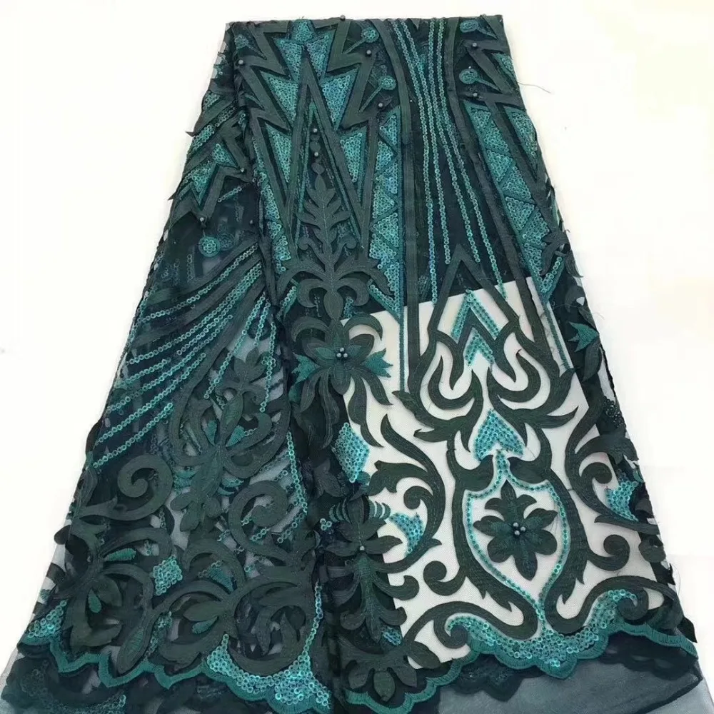 

African Lace Fabric For Wedding Dress High Quality French Lace Fabric With Beads Fashion Nigerian Lace Fabric PURPLE COLOR