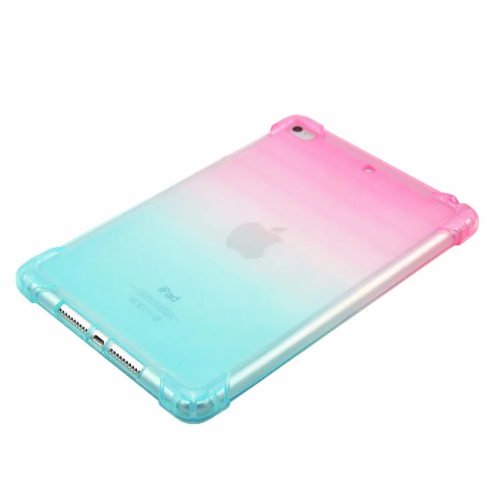 50 шт./лот градиентный анти осенний прозрачный чехол популярный для apple ipad mini 1 2 3 4
